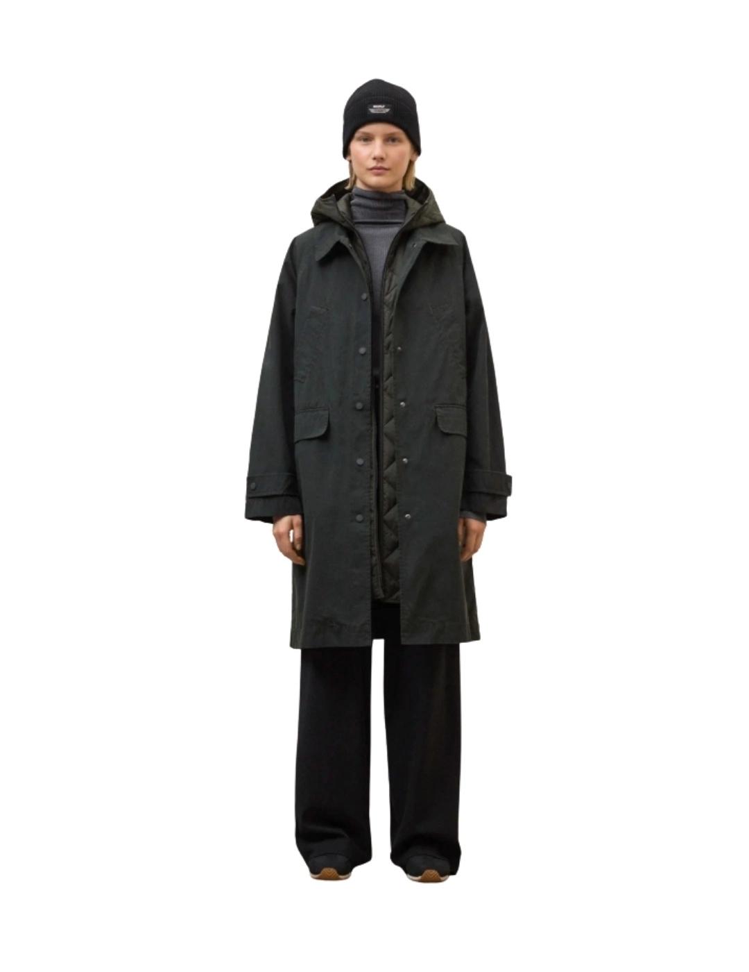 Ecoalf Abrigo Hyden Verde oscuro