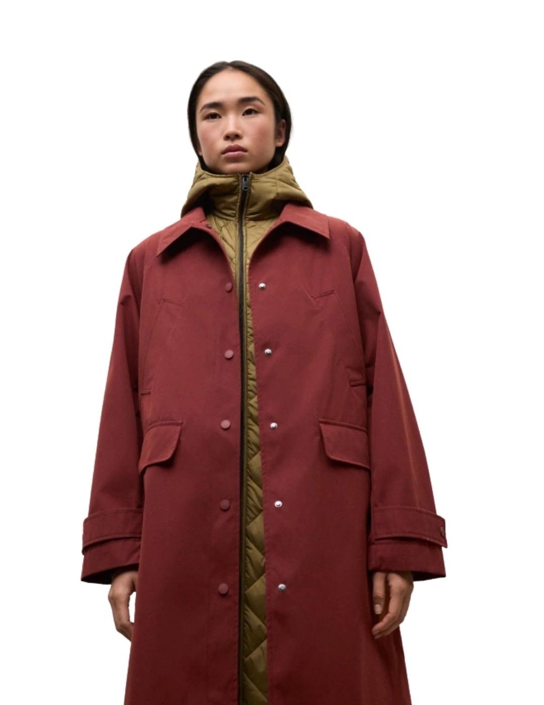 Ecoalf Abrigo Hyden Rojo