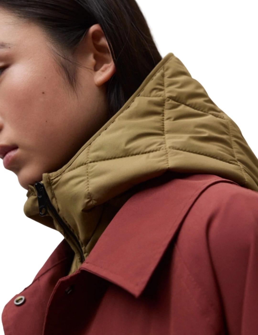 Ecoalf Abrigo Hyden Rojo