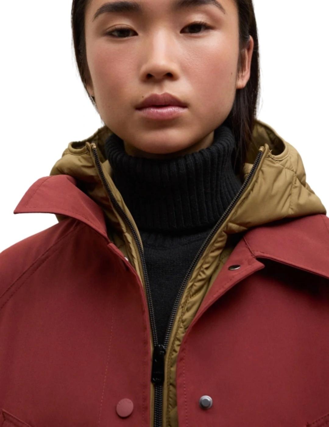 Ecoalf Abrigo Hyden Rojo