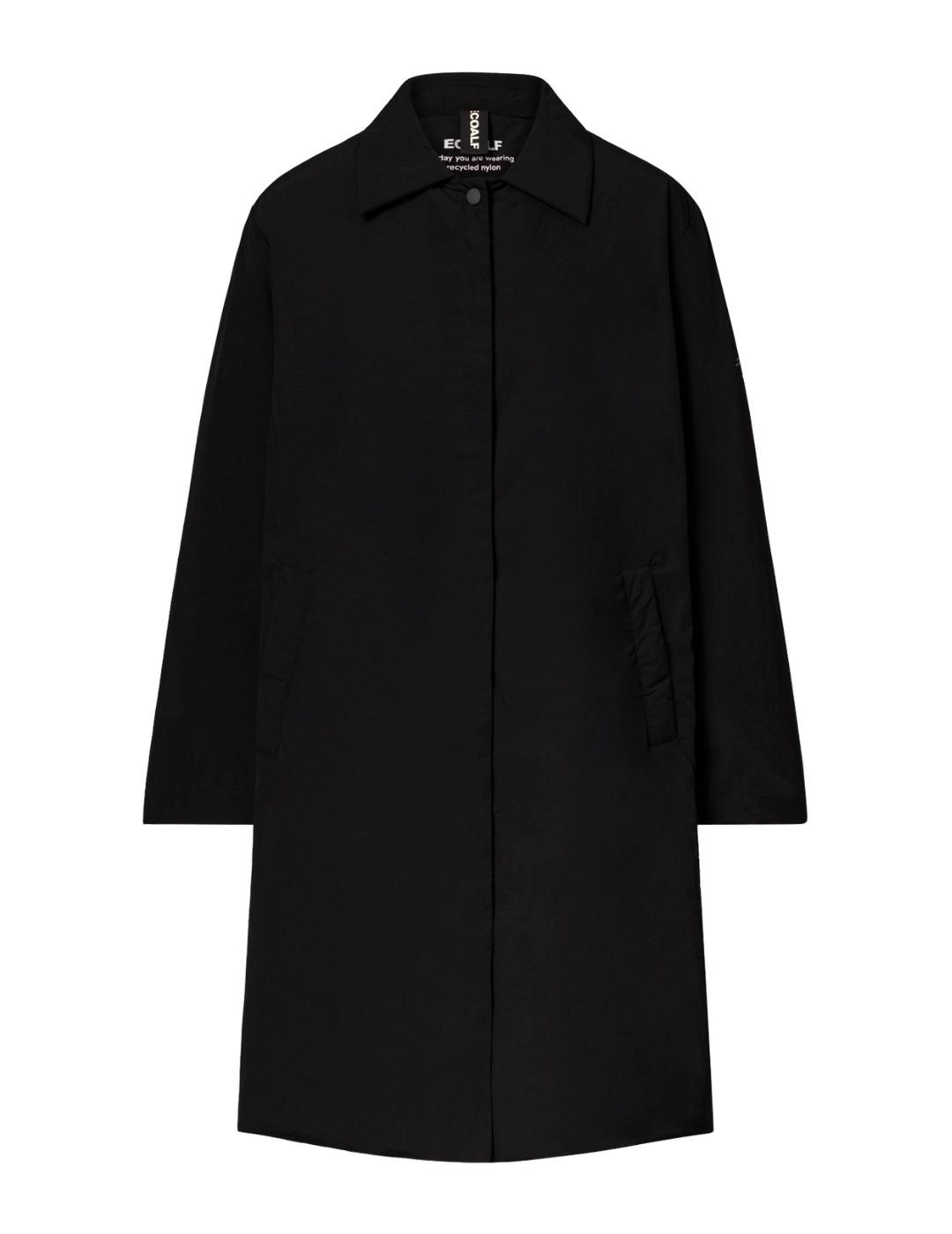 Ecoalf Abrigo Marins Negro