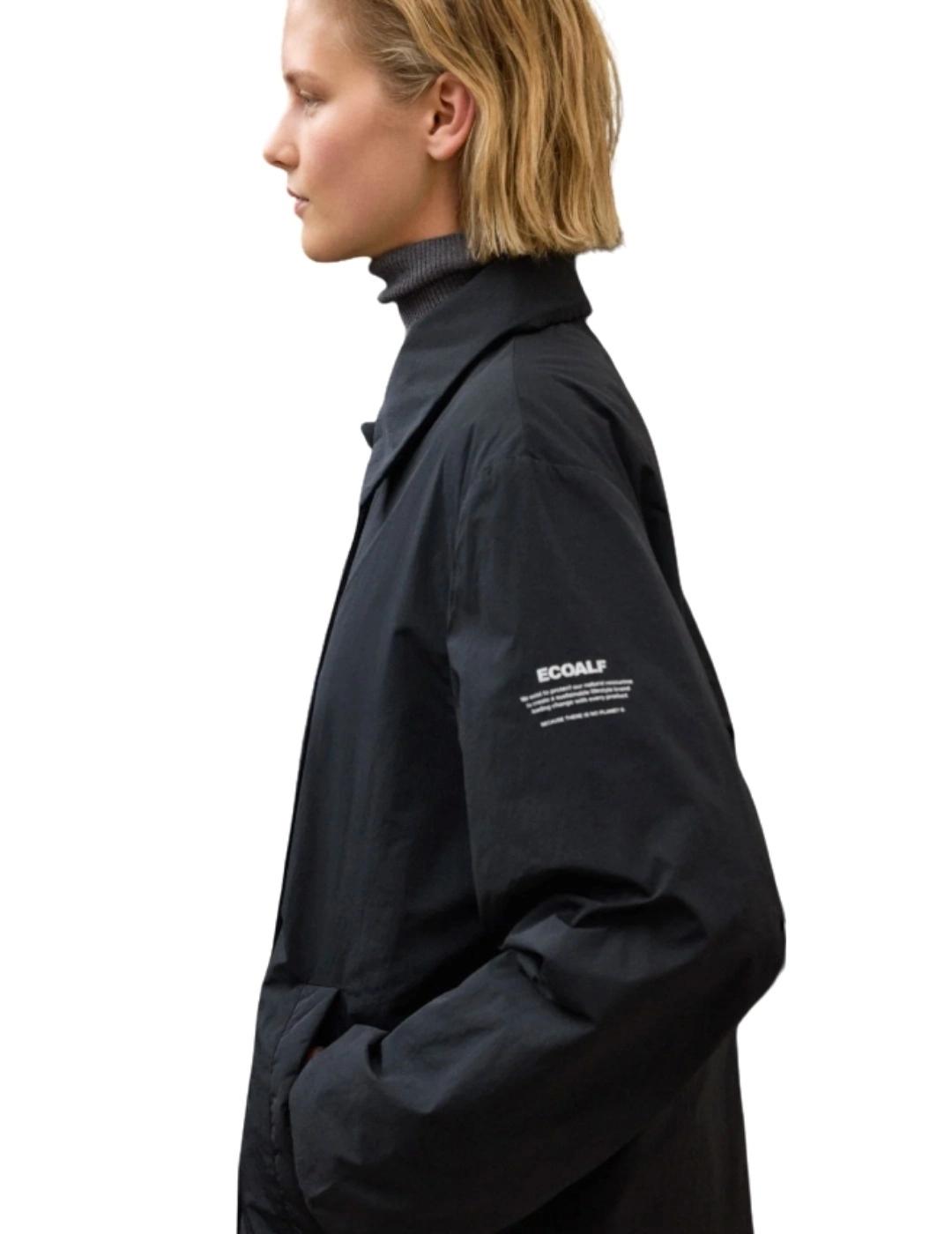 Ecoalf Abrigo Marins Negro