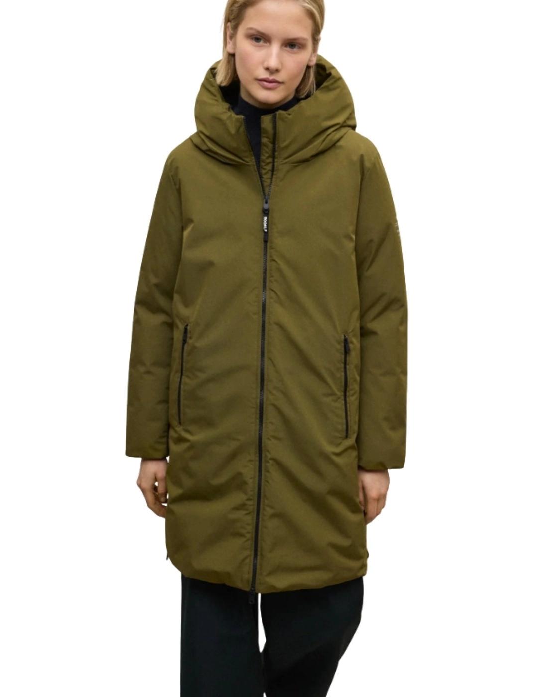 Ecoalf Abrigo Mati Verde oliva
