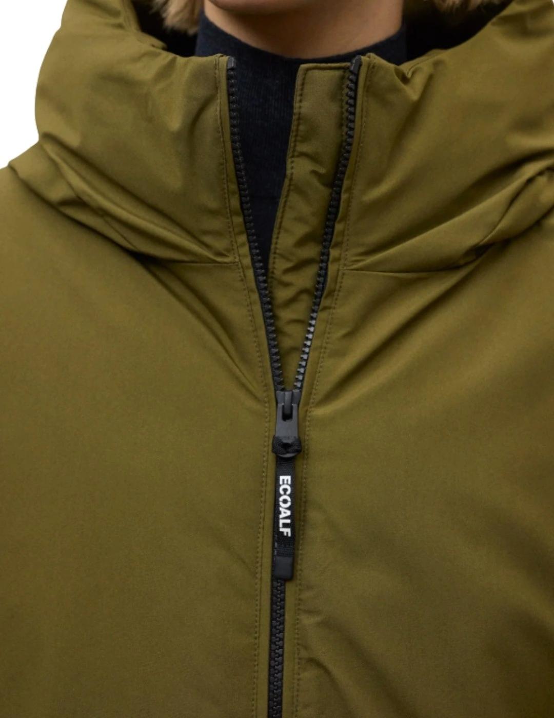 Ecoalf Abrigo Mati Verde oliva