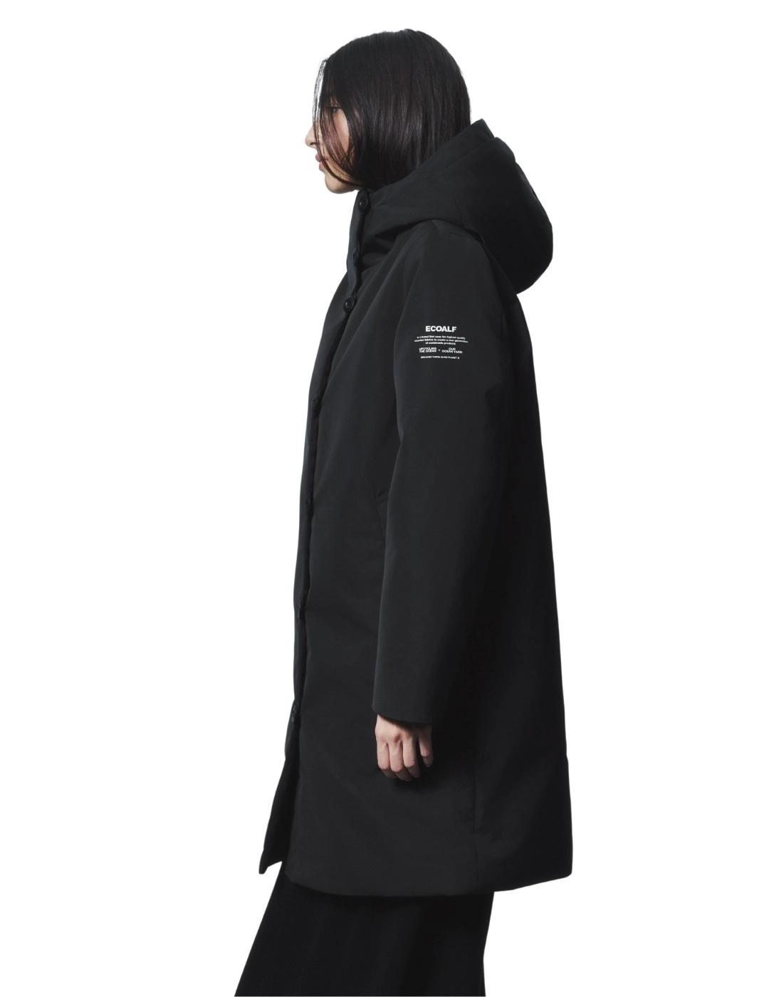 Ecoalf Abrigo Nupen Negro