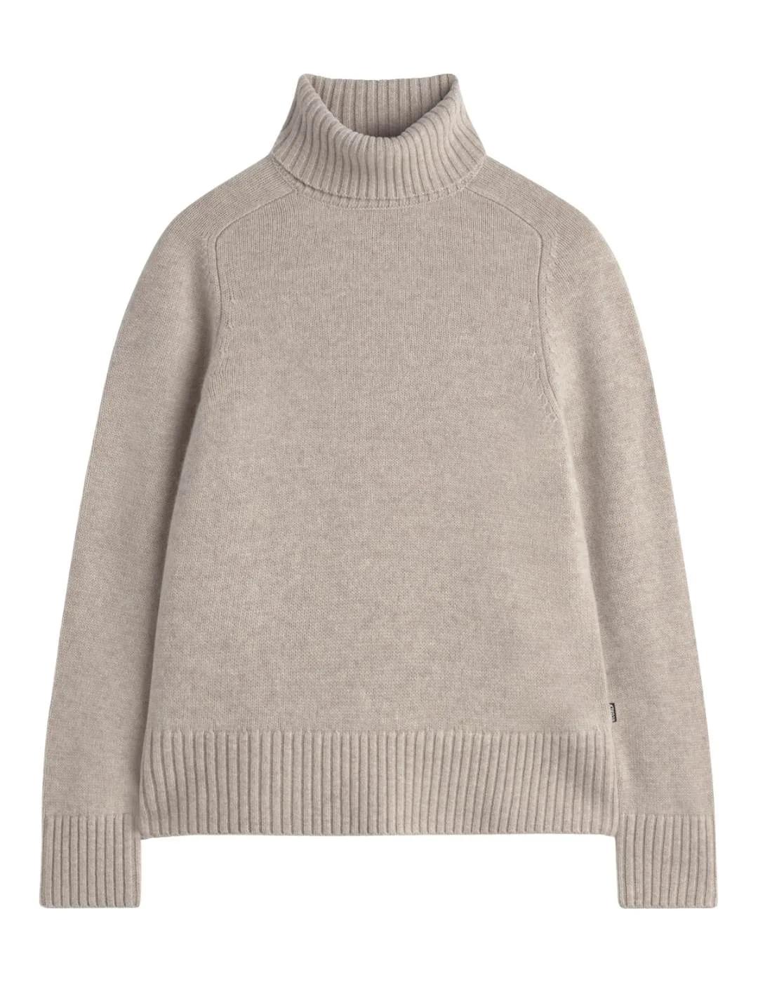 Ecoalf Jersey Punto Caqui Beige claro