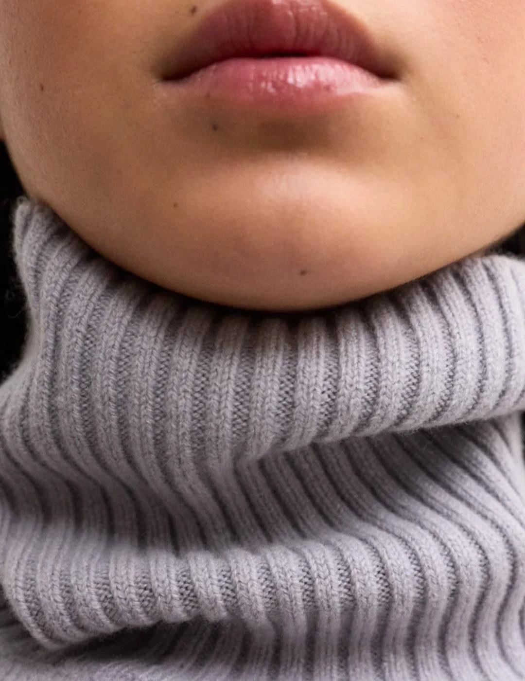 Ecoalf Jersey Punto Caqui Lila