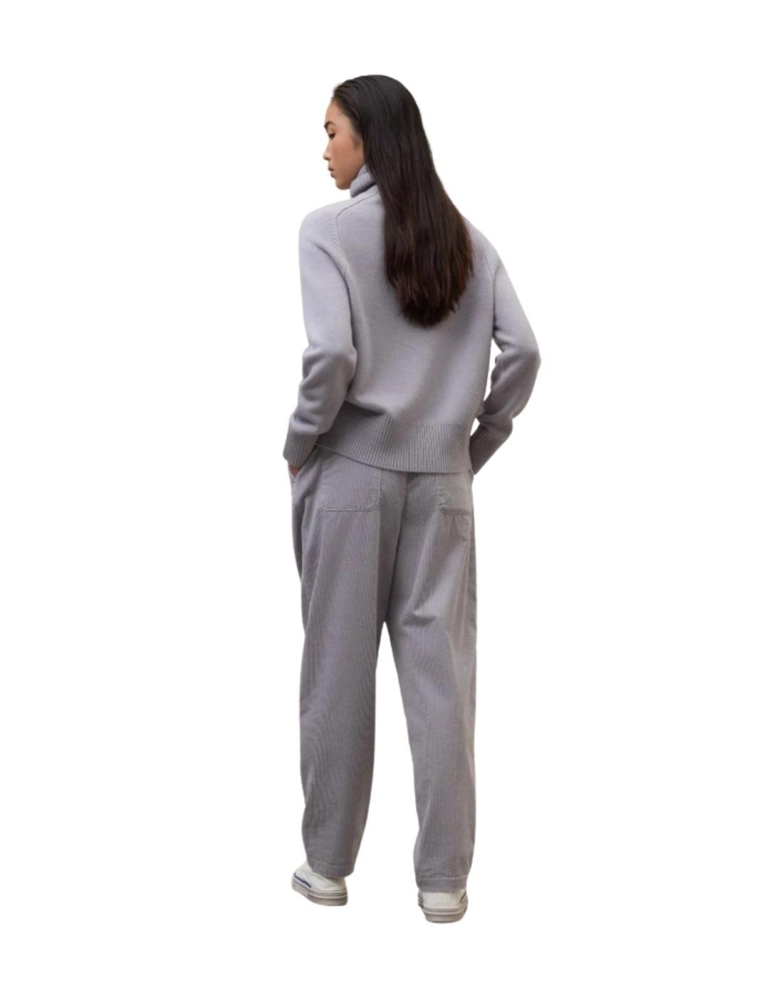 Ecoalf Jersey Punto Caqui Lila