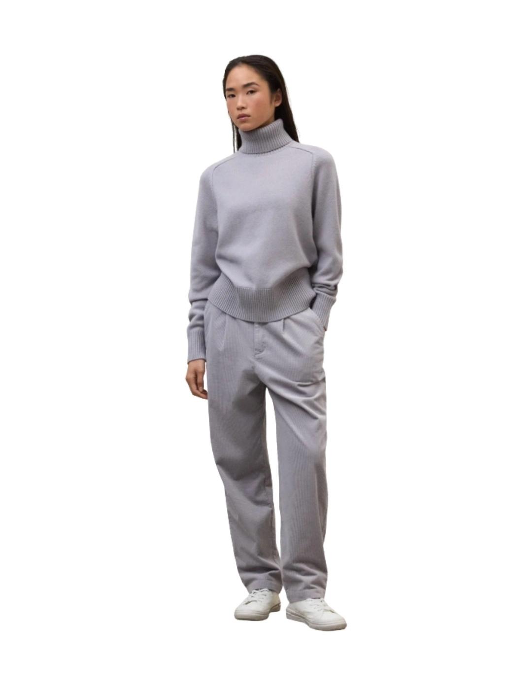 Ecoalf Jersey Punto Caqui Lila