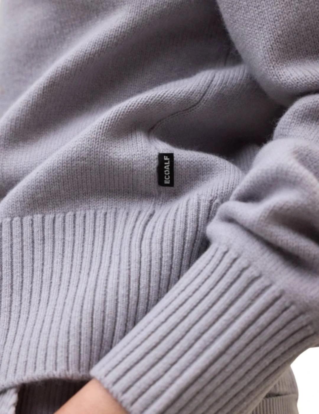 Ecoalf Jersey Punto Caqui Lila