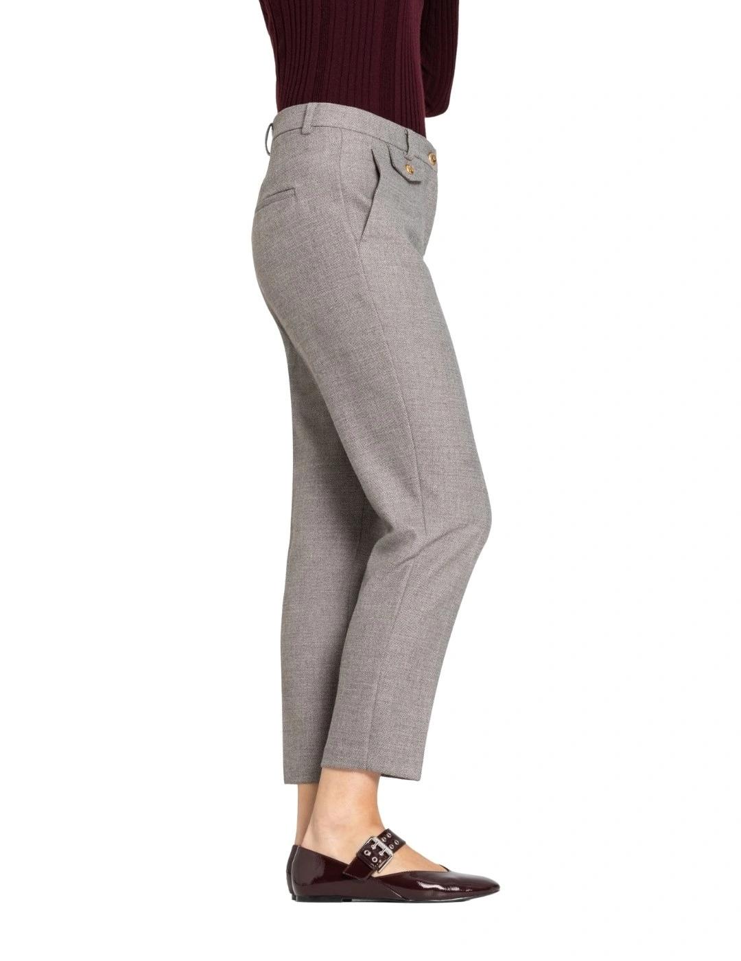 Cambio Pantalón Krystal Flap Patina Greige