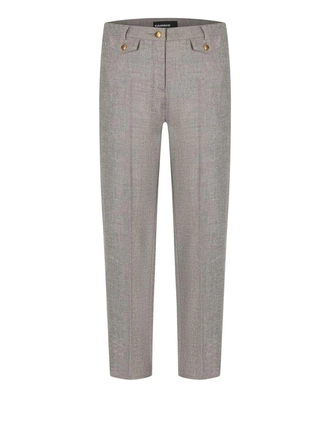 Cambio Pantalón Krystal Flap Patina Greige