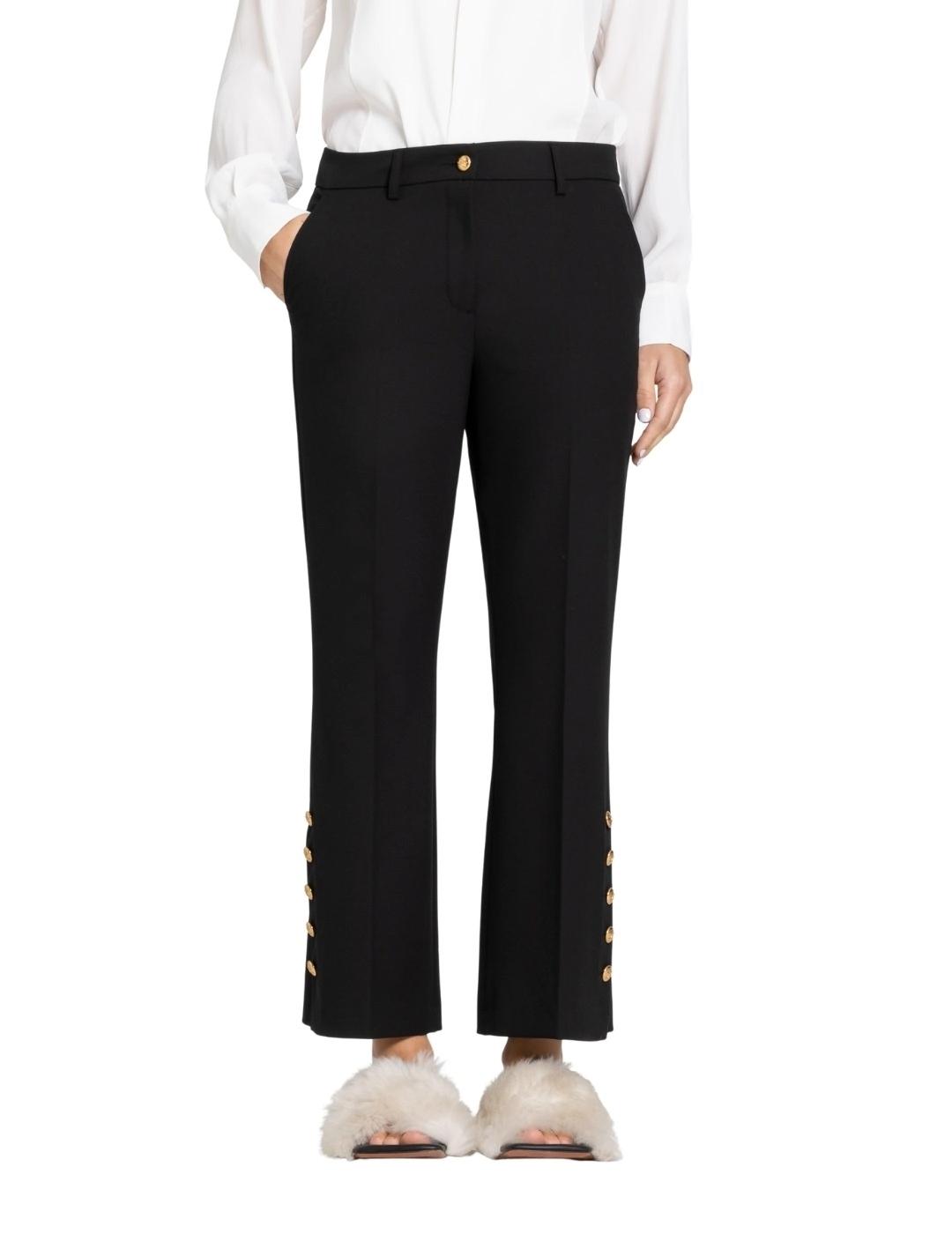 Cambio Pantalón France Statement Slit Black