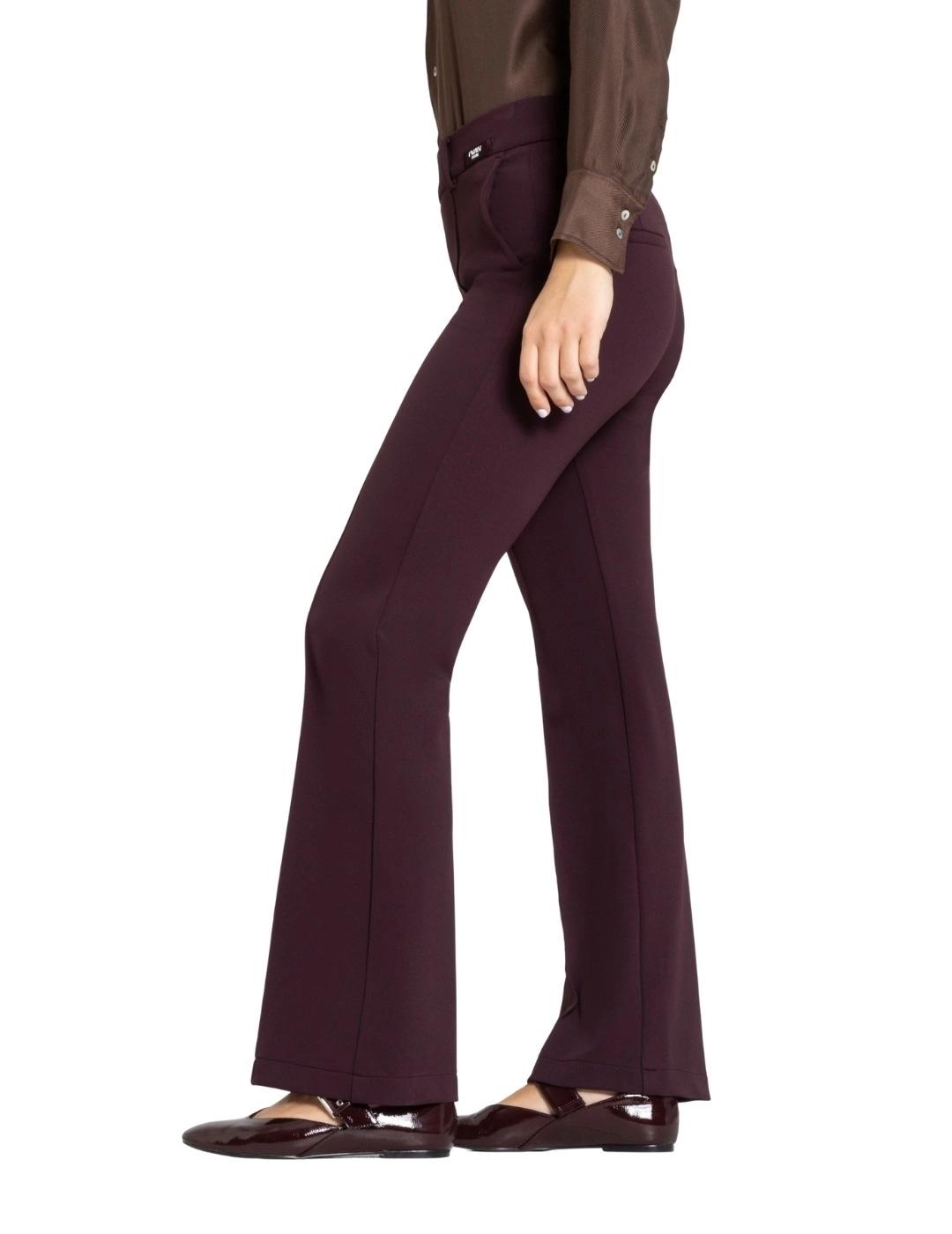 Cambio Pantalón Francoise Burgundy Lipstick