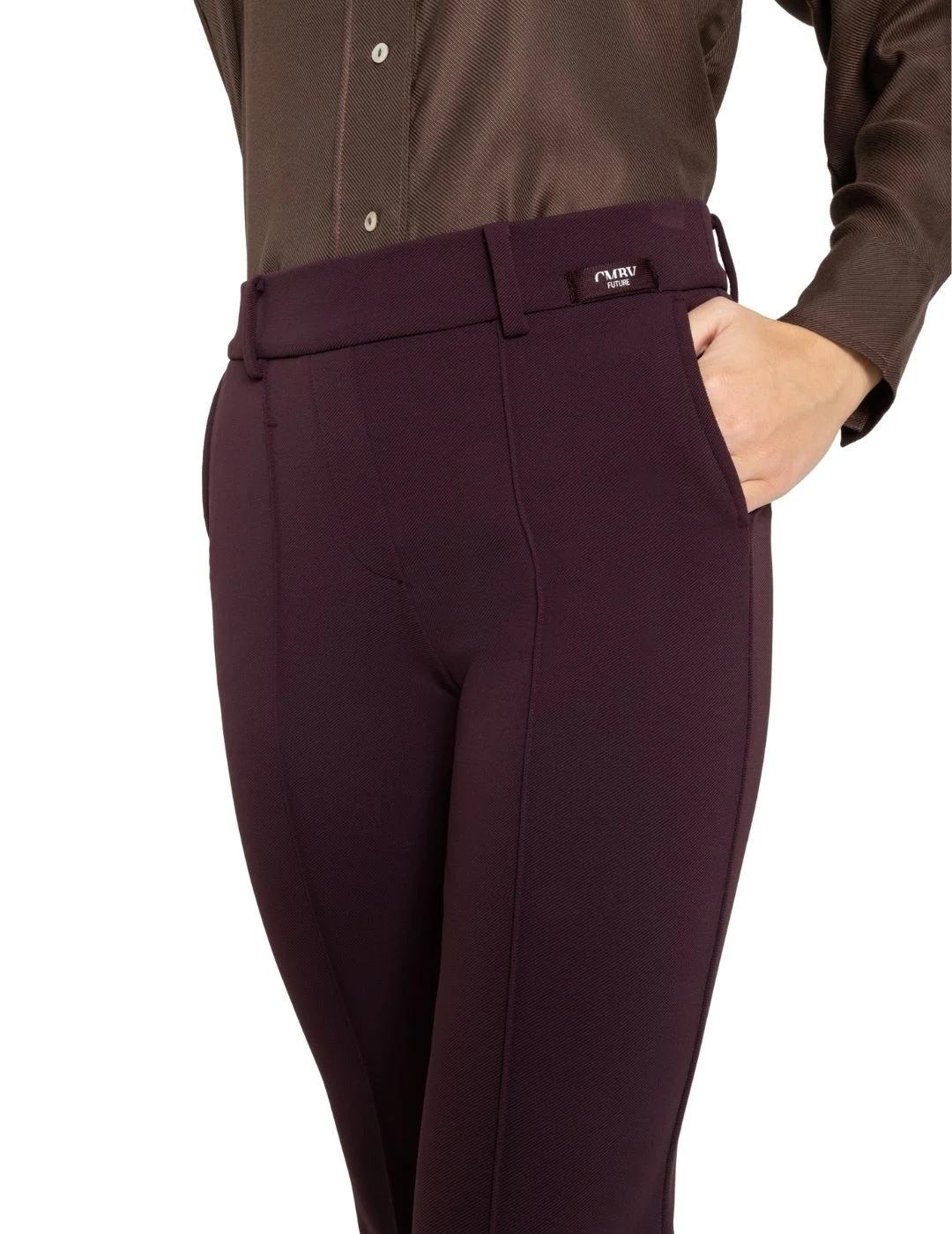 Cambio Pantalón Francoise Burgundy Lipstick