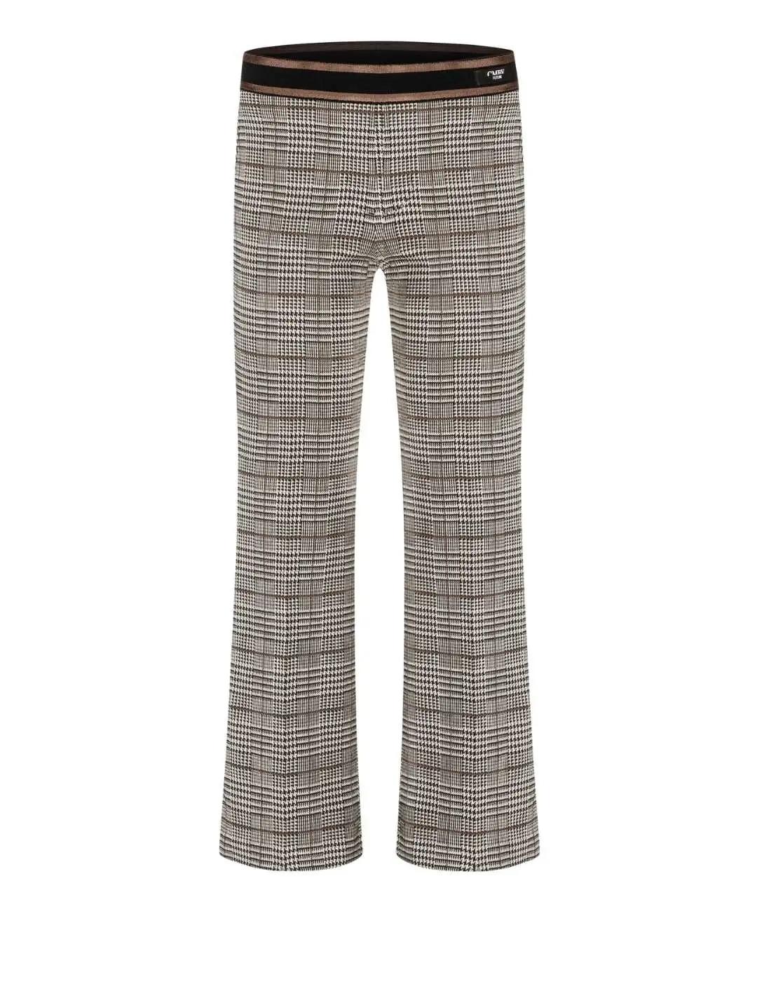 Cambio Pantalón Francoise Cropped Black Creme Brow