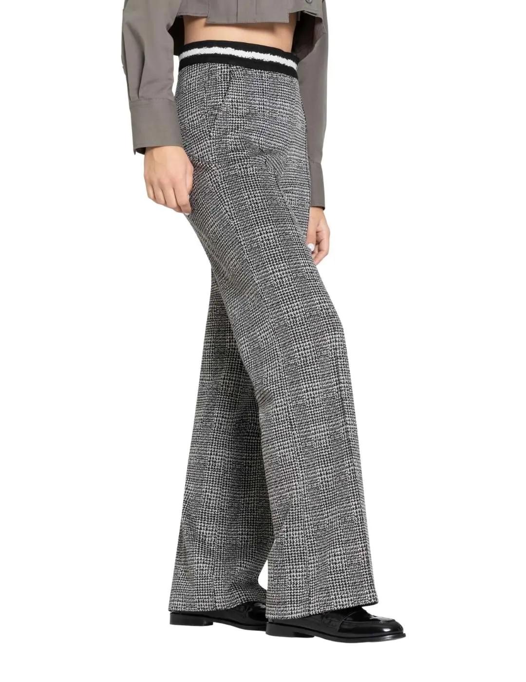 Cambio Pantalón Ava Black White Glencheck