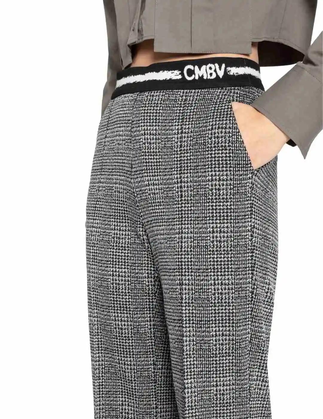 Cambio Pantalón Ava Black White Glencheck