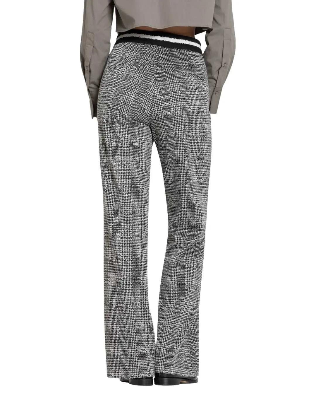 Cambio Pantalón Ava Black White Glencheck