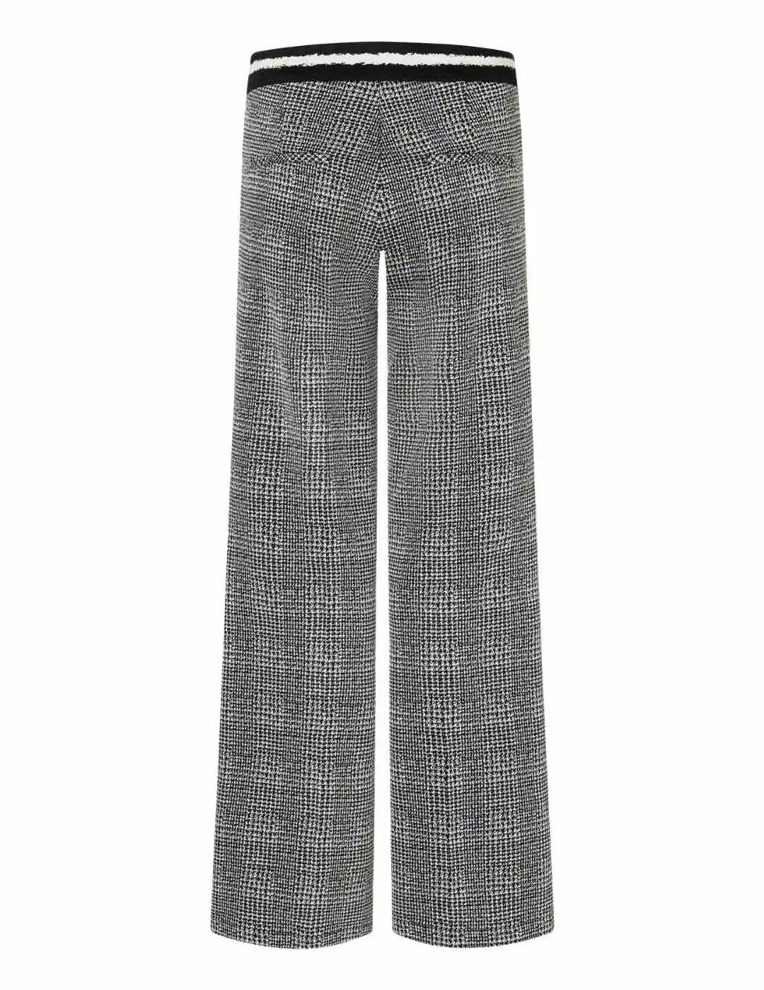 Cambio Pantalón Ava Black White Glencheck