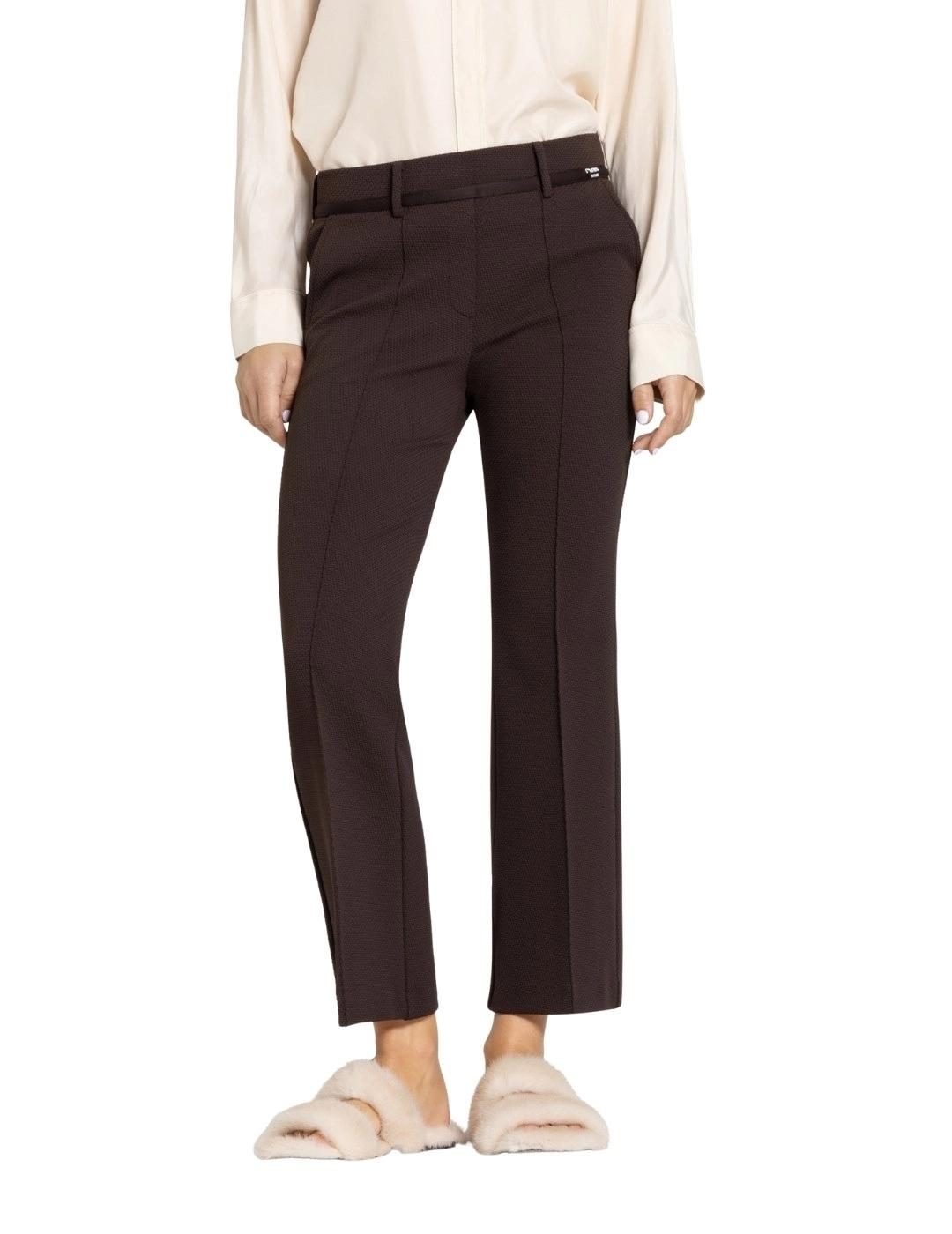 Cambio Pantalón Francoise Cropped Espresso Powder