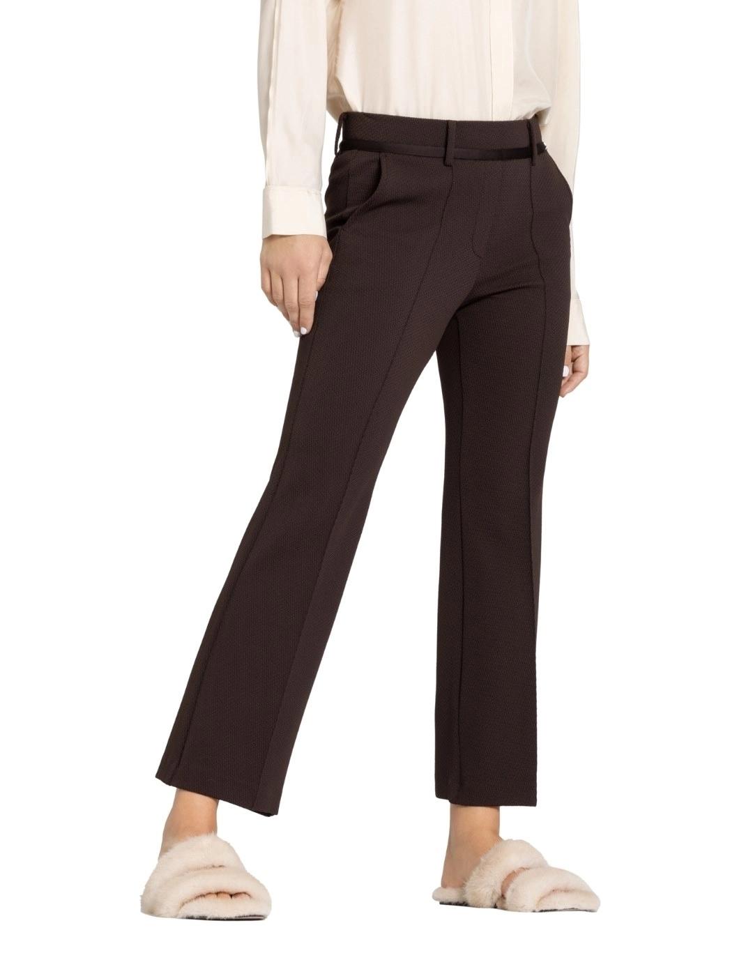 Cambio Pantalón Francoise Cropped Espresso Powder