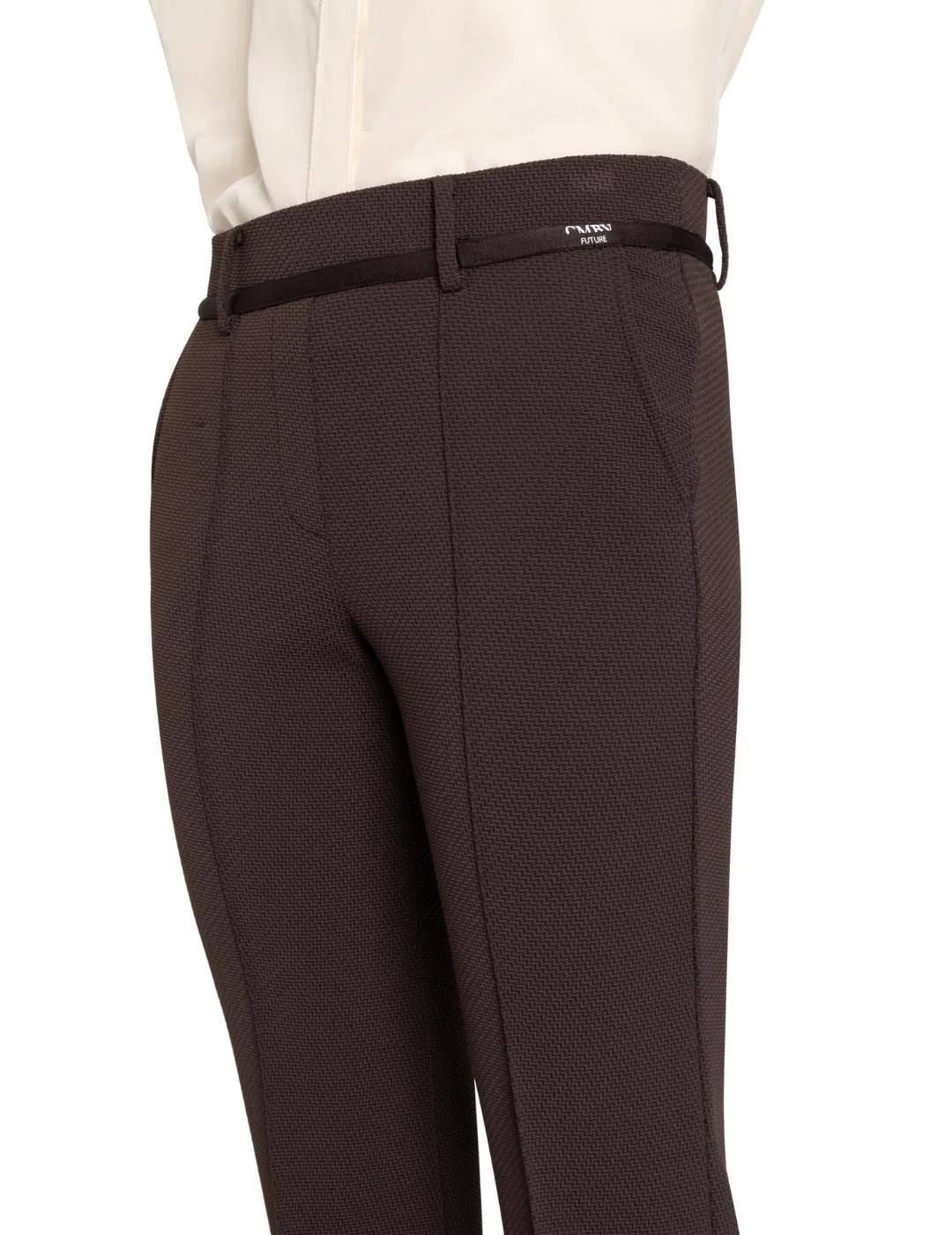 Cambio Pantalón Francoise Cropped Espresso Powder