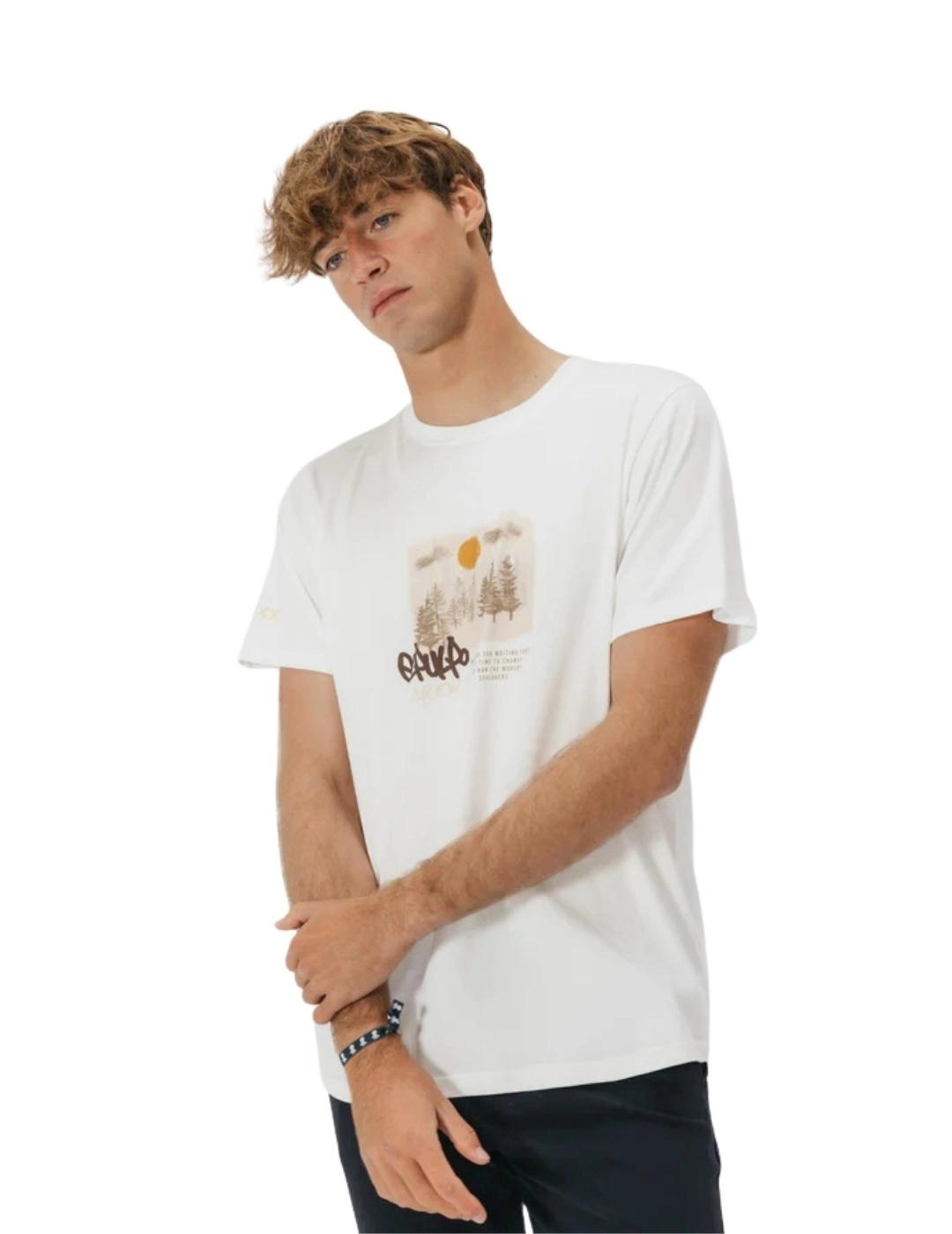 El Pulpo Camiseta Elpulpo Crew Blanco Puro