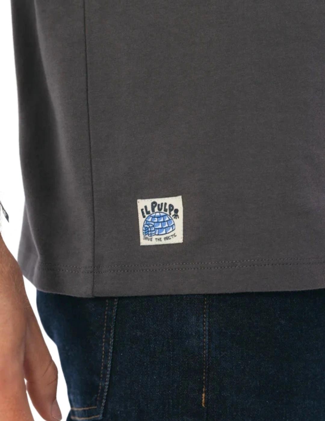 El Pulpo Camiseta Iglú Gris Antracita