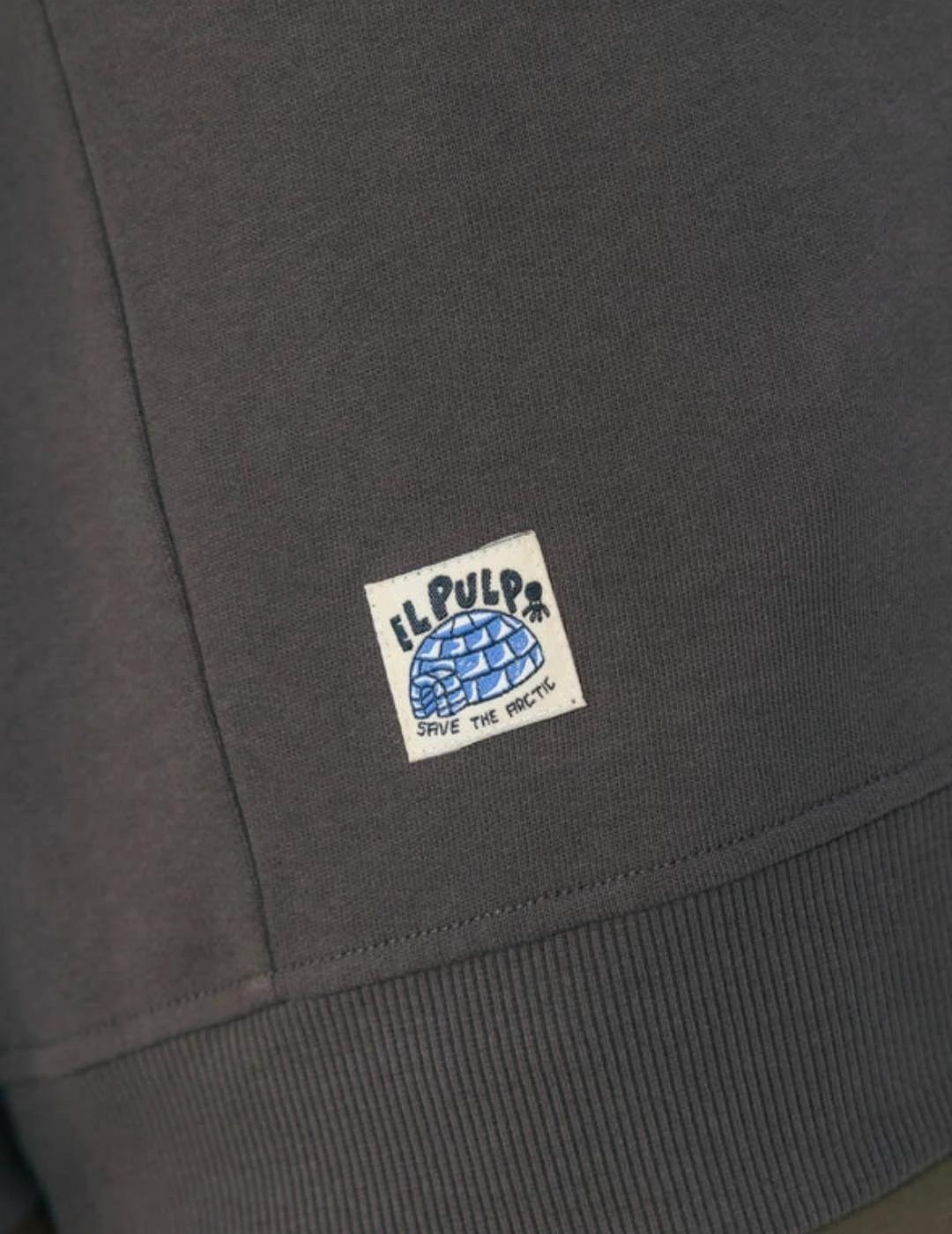 El Pulpo Sudadera Elpulpo Hike Gris Antracita