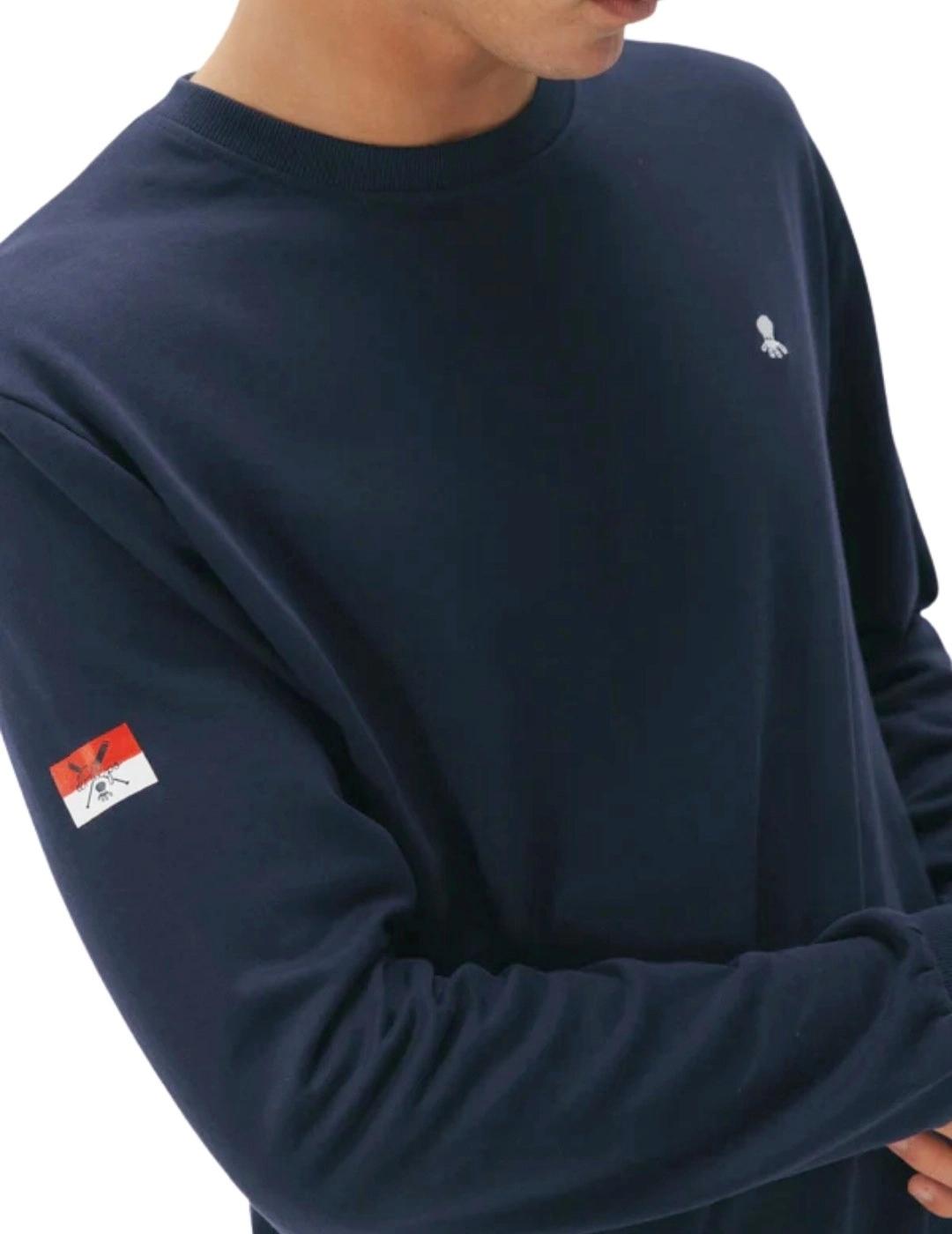 El Pulpo Sudadera Bordado Heritage Azul Marino
