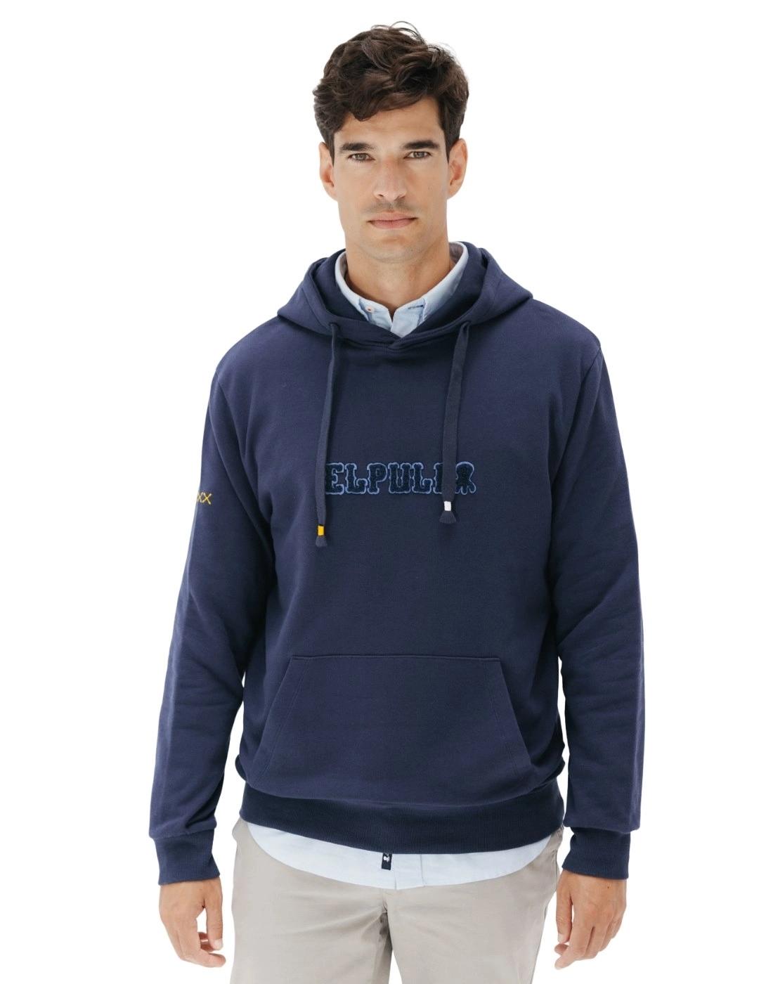 El Pulpo Sudadera Capucha Elpulpo Effect Azul