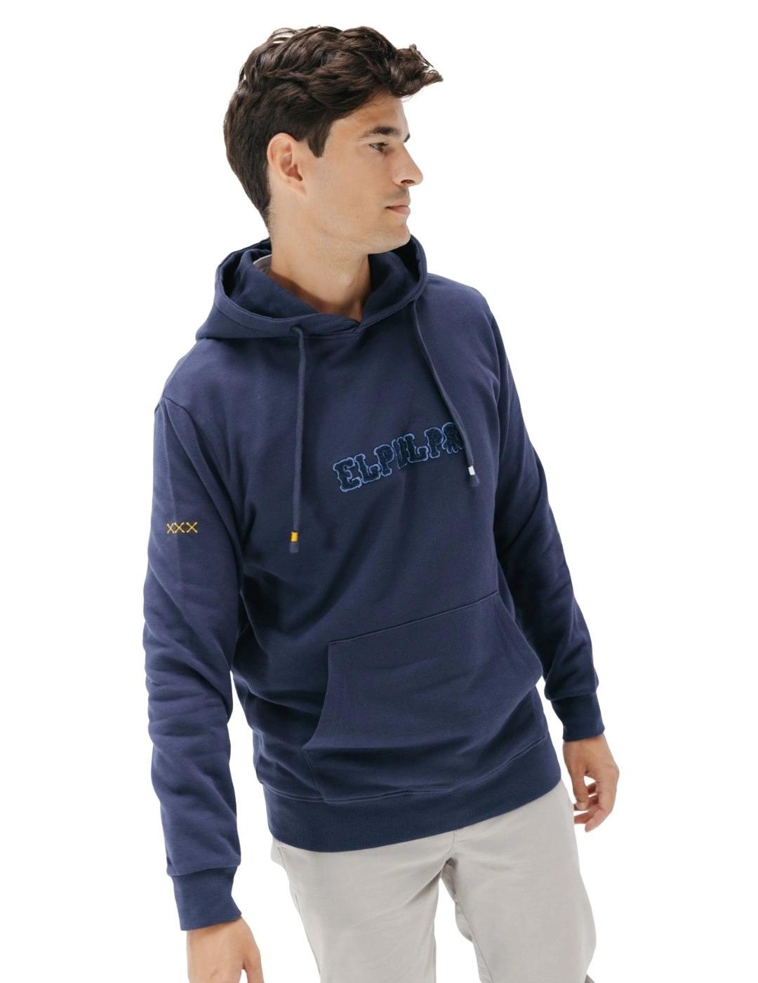 El Pulpo Sudadera Capucha Elpulpo Effect Azul