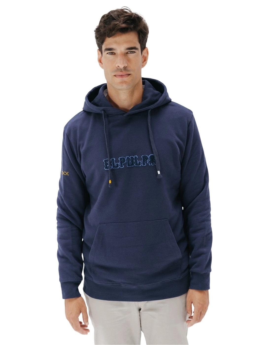 El Pulpo Sudadera Capucha Elpulpo Effect Azul