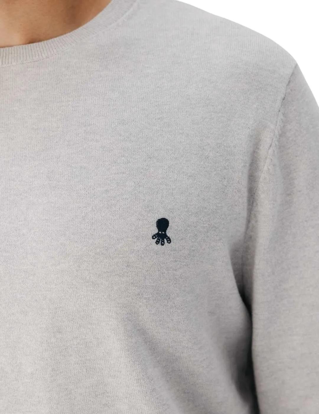 El Pulpo Jersey Cuello Redondo Mezcla Gris Vigoré