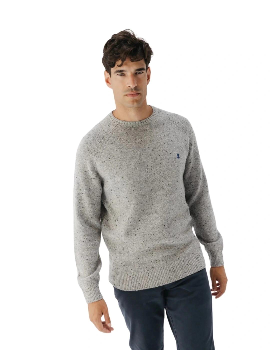 El Pulpo Jersey Punto Jaspeado Gris Vigoré