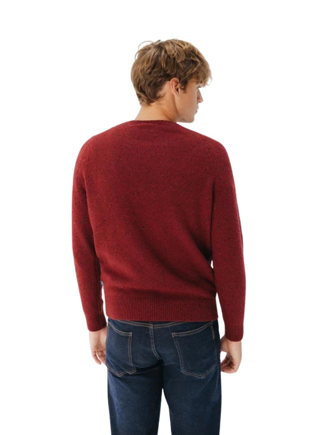 El Pulpo Jersey Punto Jaspeado Granate