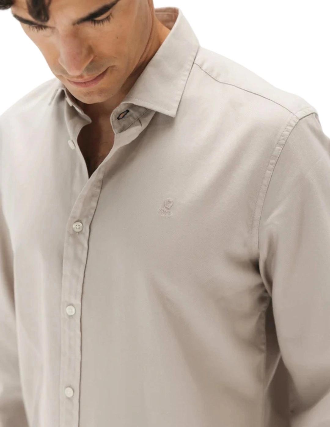 El Pulpo Camisa Casual Estructura Garment Dyed