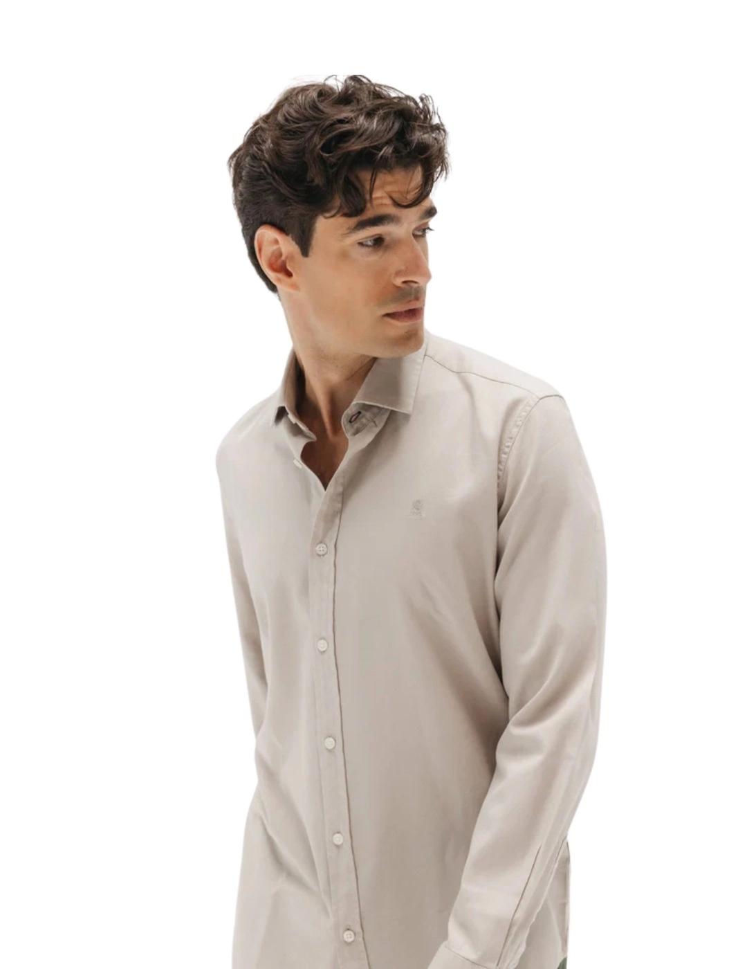 El Pulpo Camisa Casual Estructura Garment Dyed