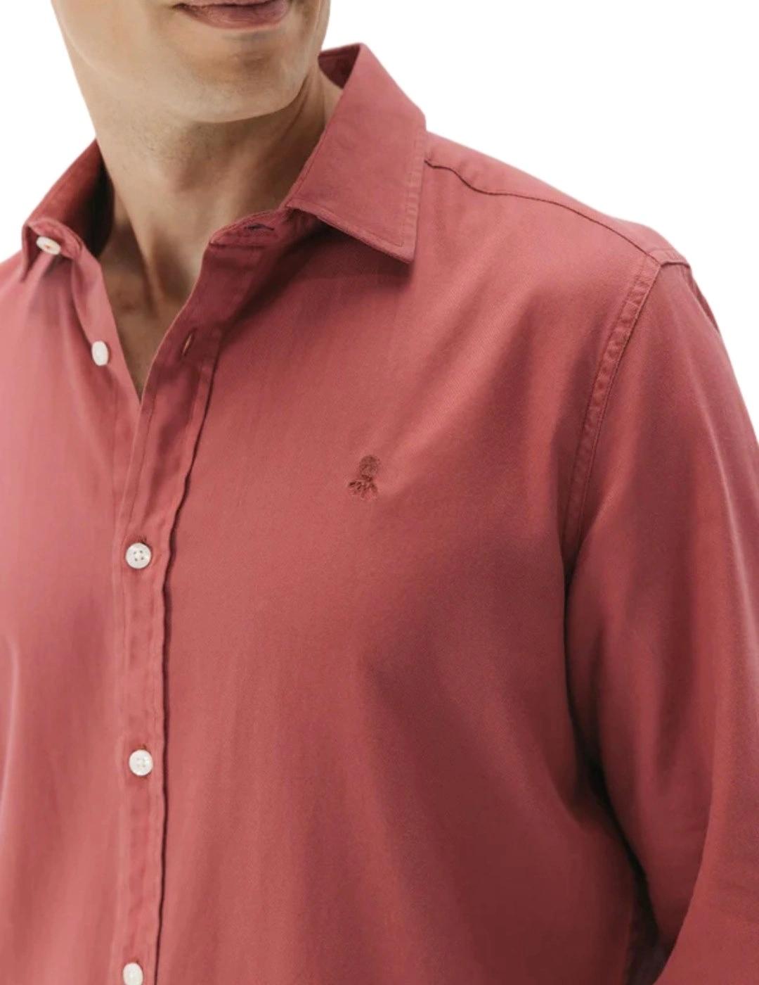 El Pulpo Camisa Casual Estructura Garment Dyed