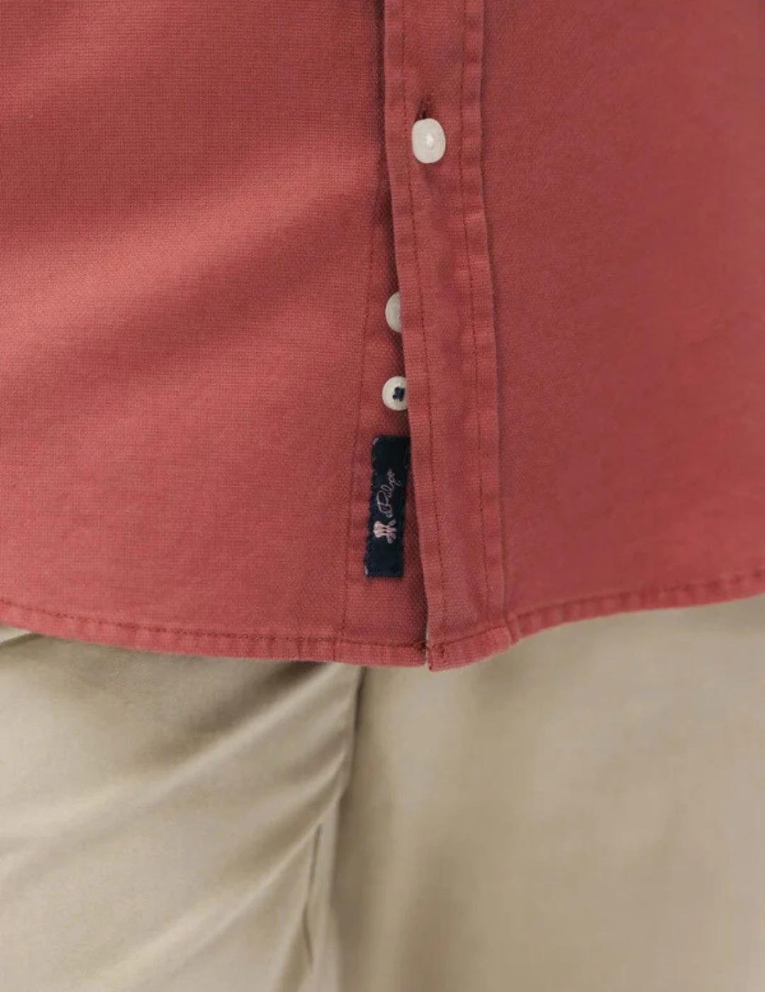 El Pulpo Camisa Casual Estructura Garment Dyed