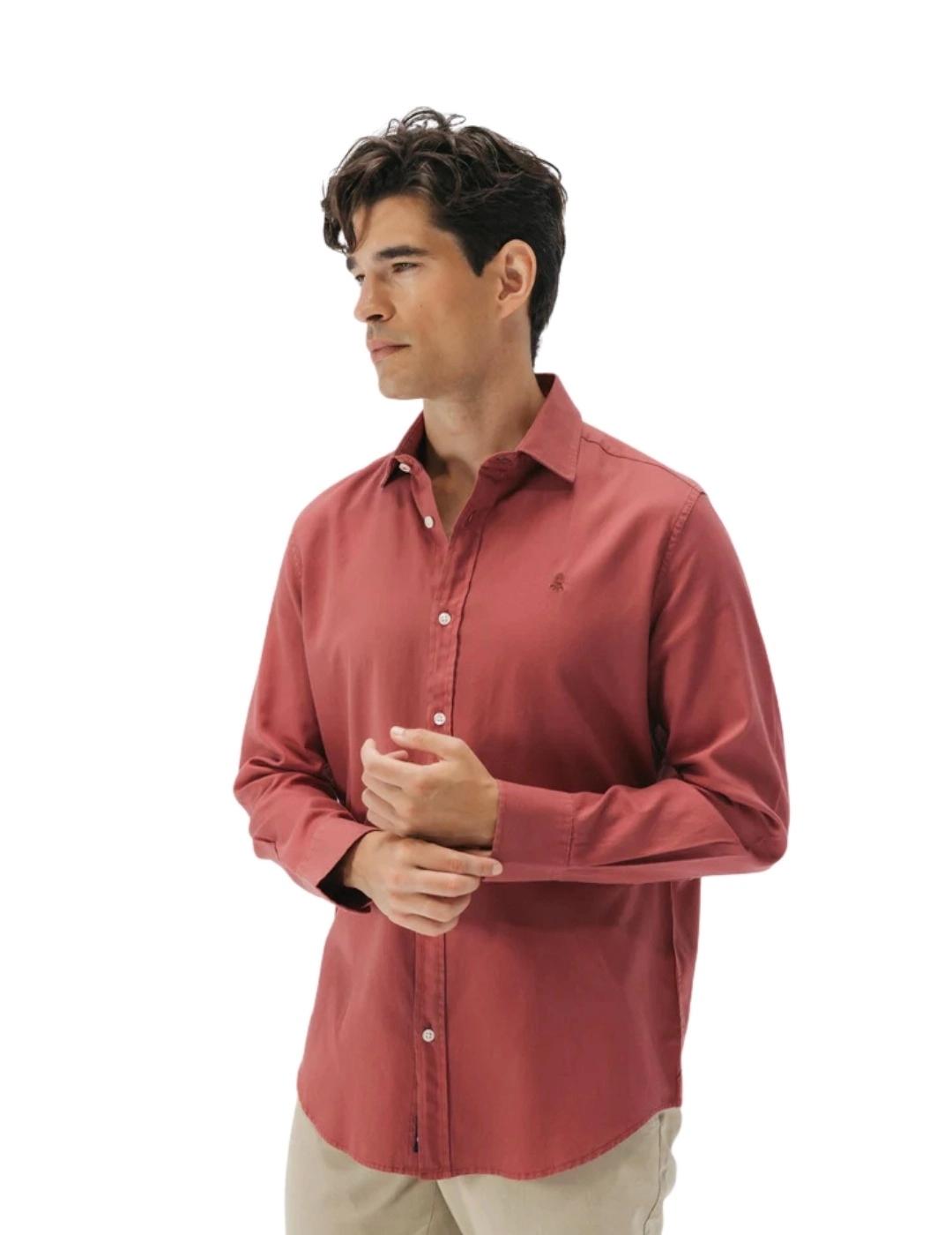 El Pulpo Camisa Casual Estructura Garment Dyed