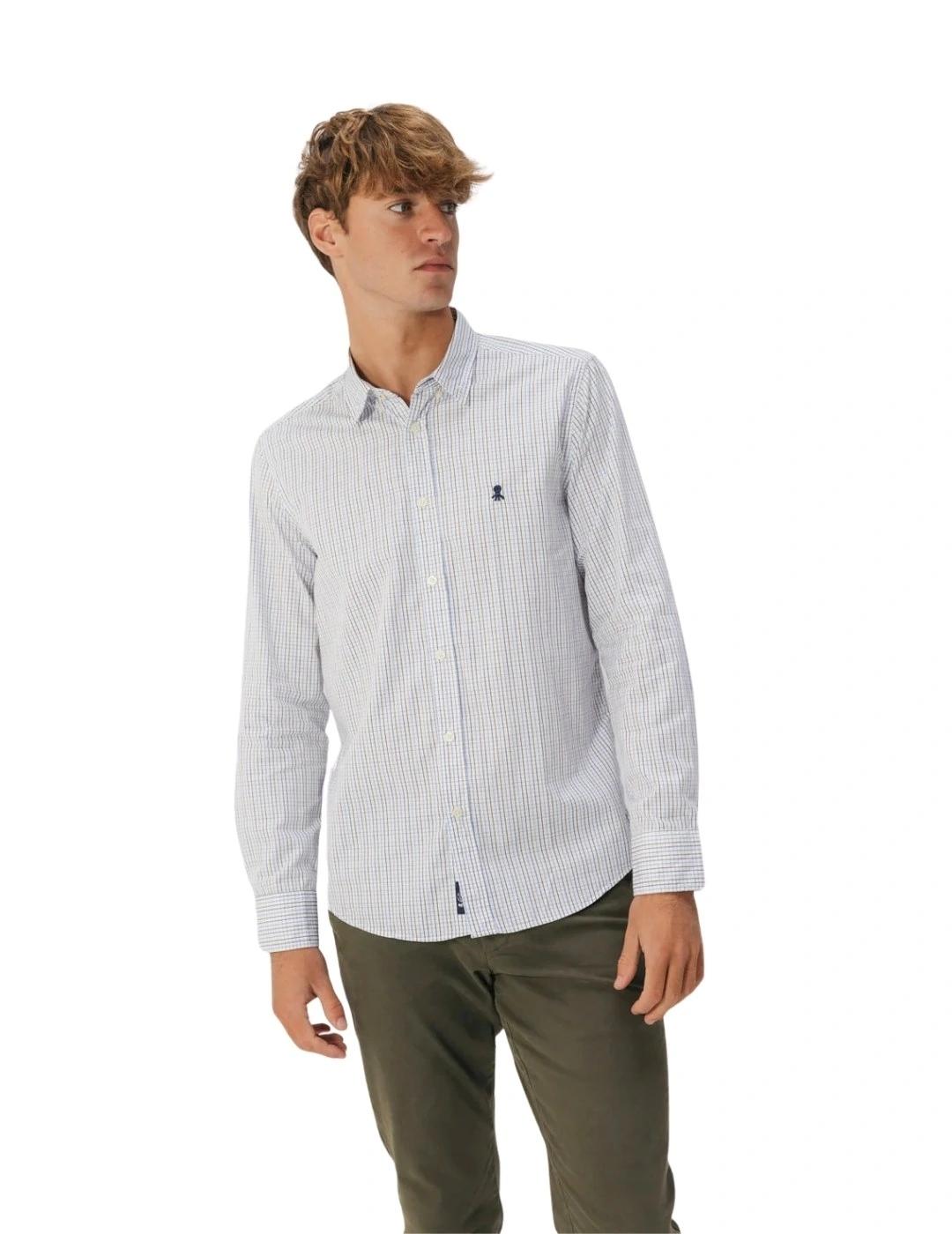 El Pulpo Camisa Semivestir Popelín Cuadros