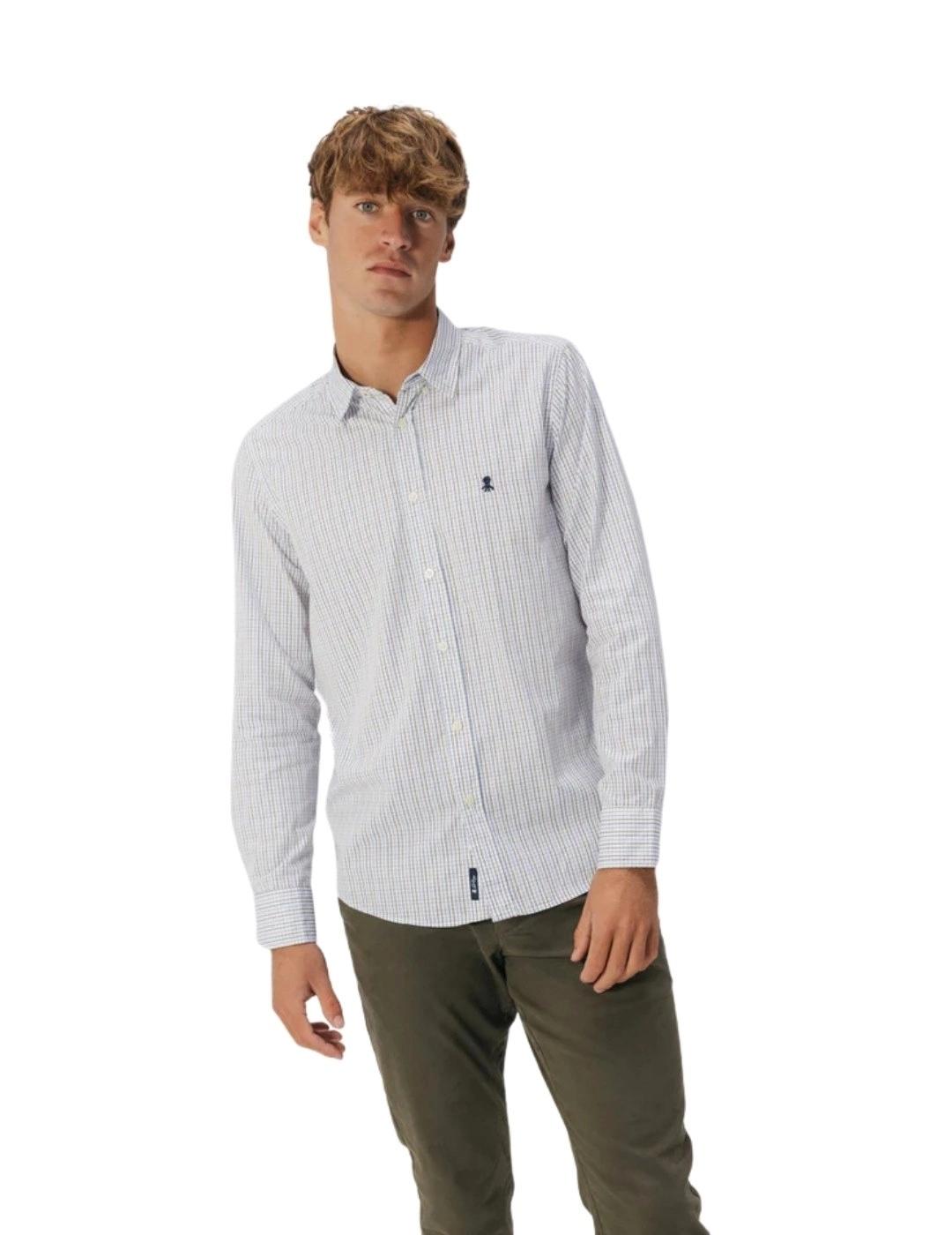 El Pulpo Camisa Semivestir Popelín Cuadros