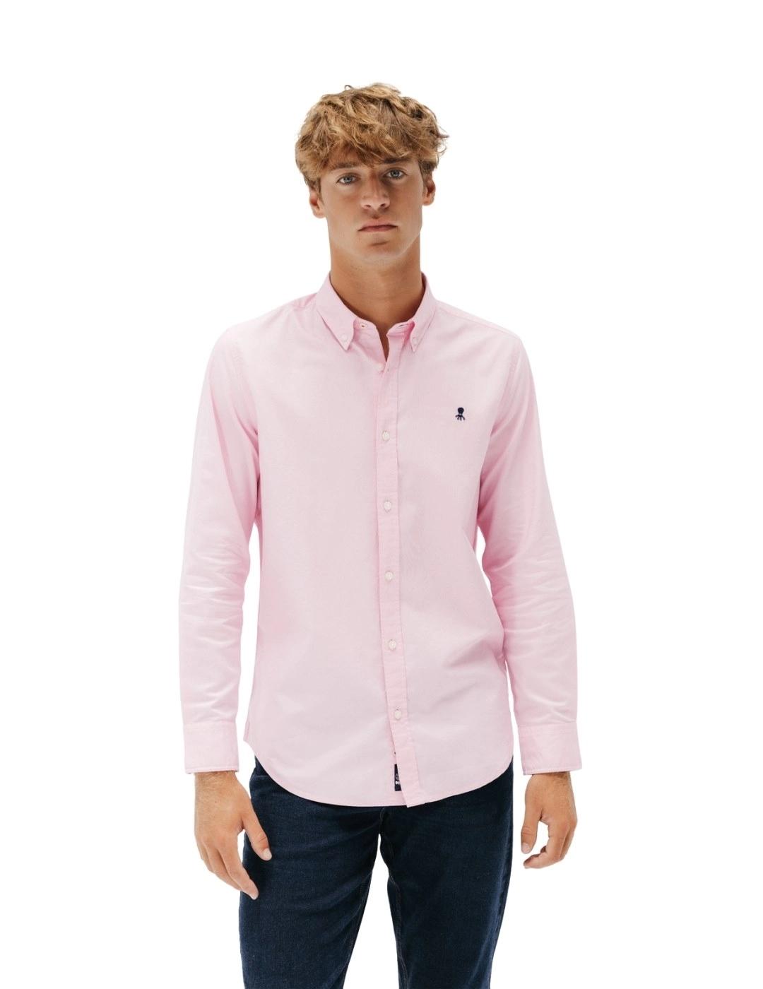 El Pulpo Camisa Casual Oxford Continuidad Rosa