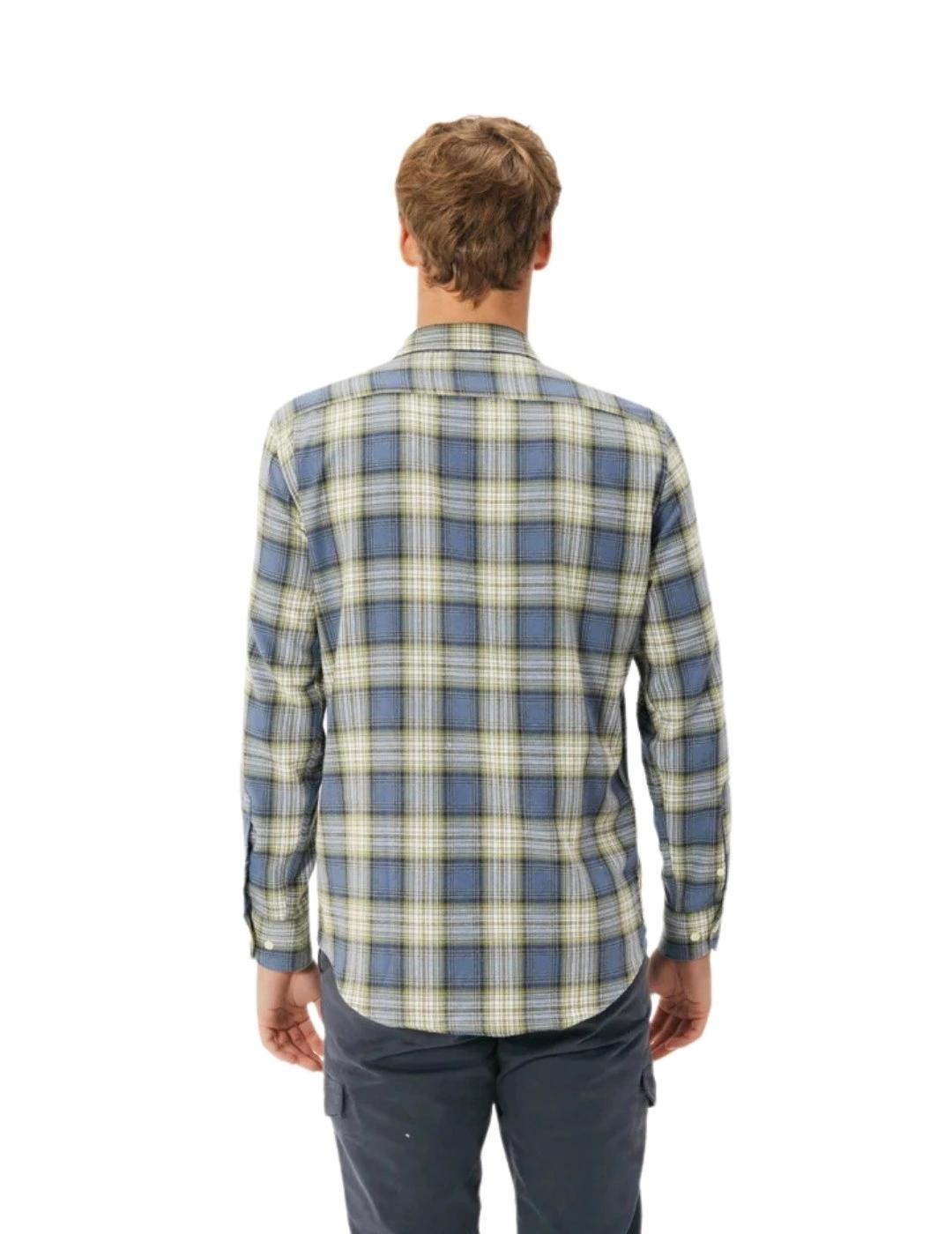 El Pulpo Camisa Casual Franela Cuadro Escocés