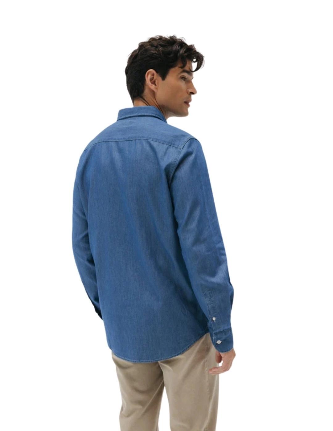 El Pulpo Camisa Casual Denim Stone Azul Medio