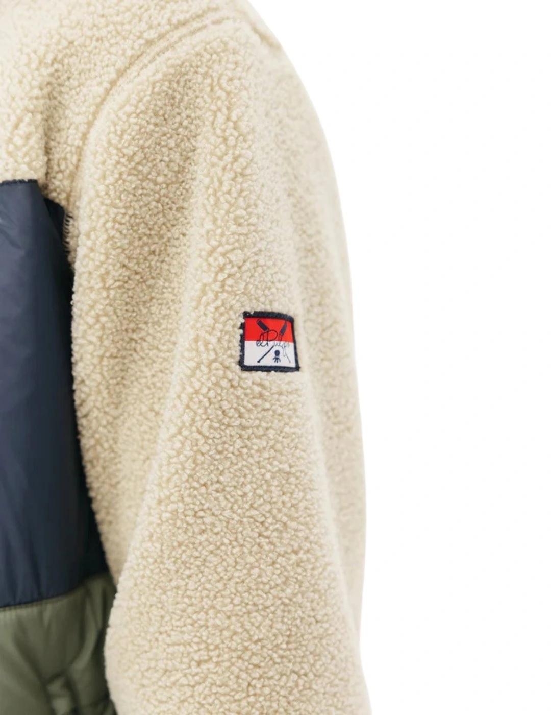 El Pulpo Chaqueta Combinada Nylon y borreguillo