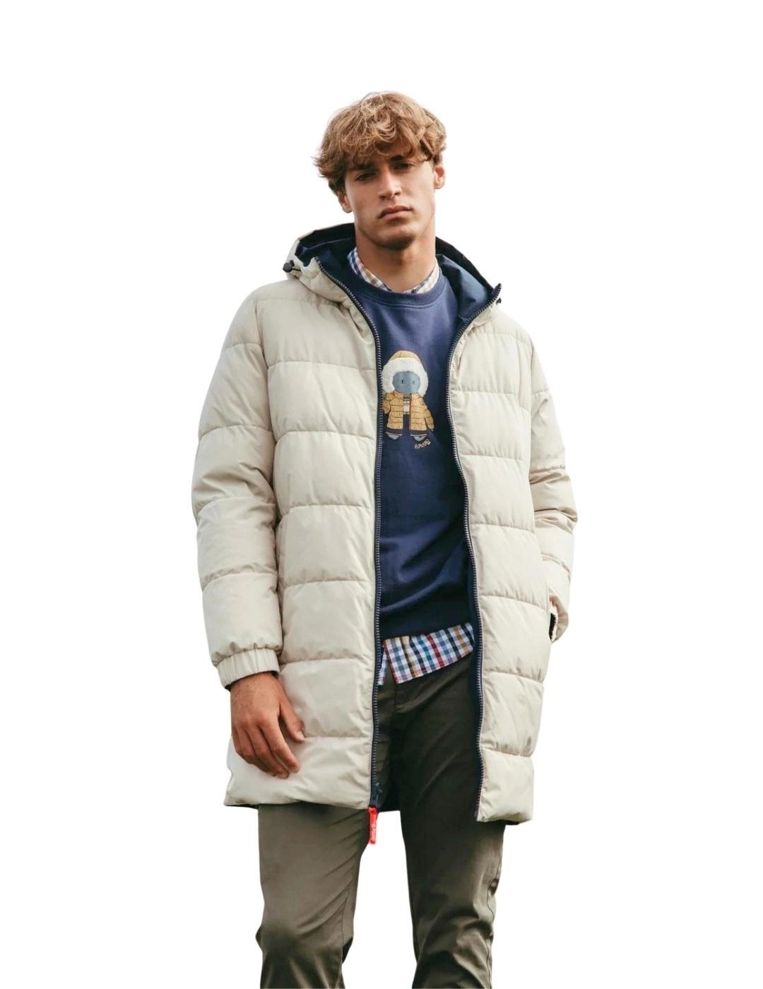 El Pulpo Plumífero Acolchado Ártico Reversible Azu