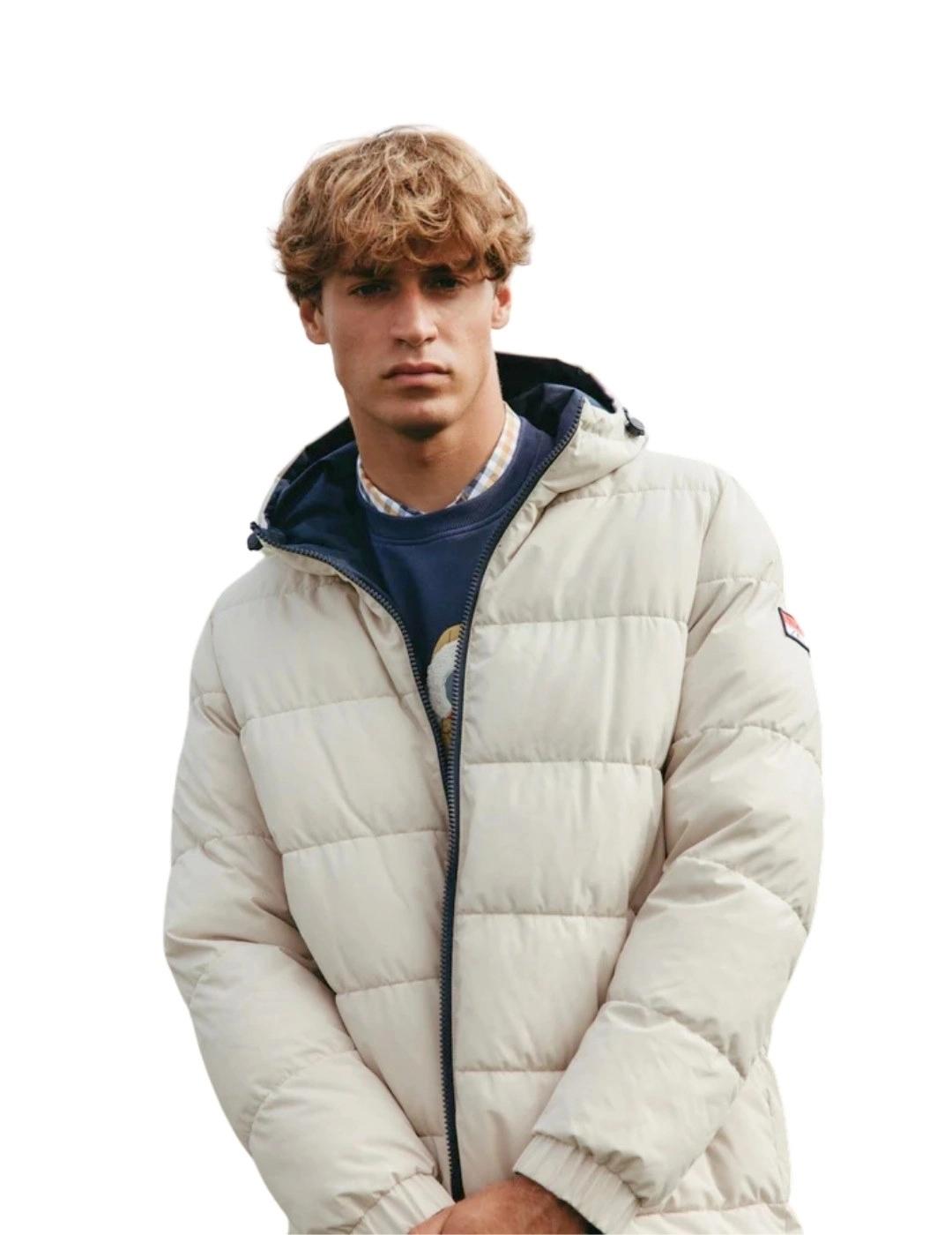 El Pulpo Plumífero Acolchado Ártico Reversible Azu